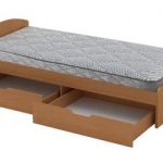 Letto singolo 90 + 2 con cassetti