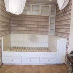 Letto a podio in nicchia