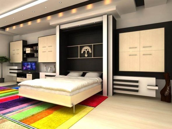 Letto a muro integrato