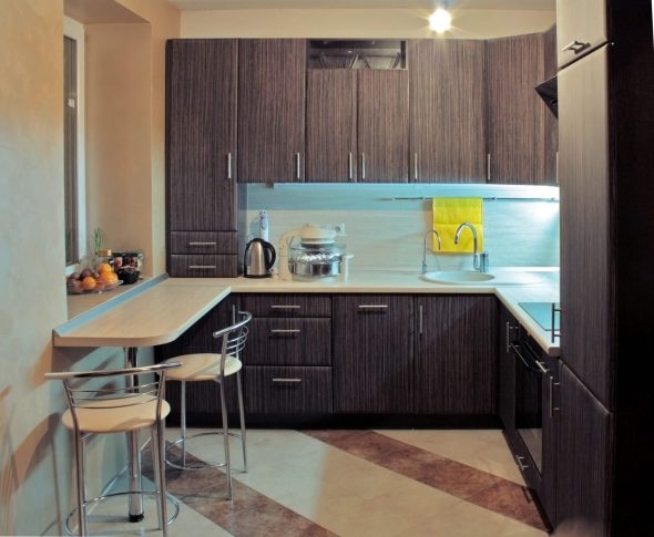 piccola cucina angolare