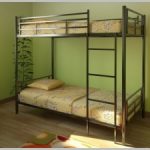 Letto a castello in metallo Pinto-1