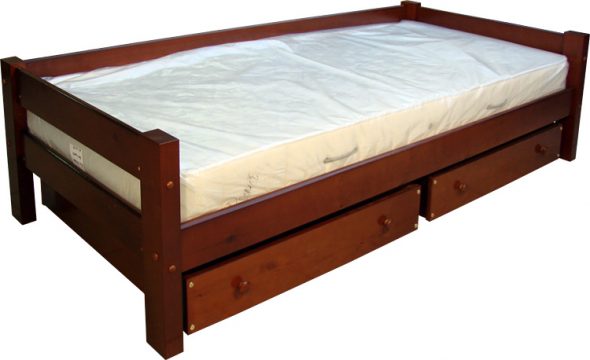 Letto singolo con materasso