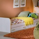 Letto singolo con cassetti - adatto sia per un bambino che per un adulto
