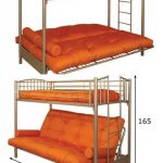 Letto a castello Optimal a 2 livelli con divano