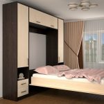 Letto pieghevole incorporato - salvaspazio
