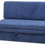 Divano dritto in blu