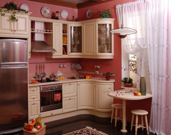 cucina angolare provenzale