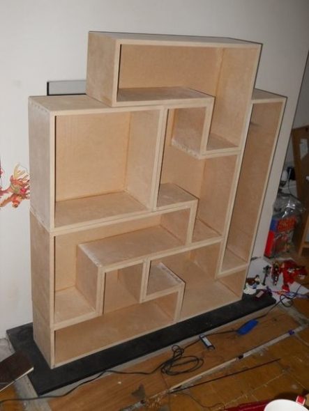 Mensola Tetris fai da te