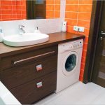 Mobile lavabo grande per il bagno realizzato con le tue mani