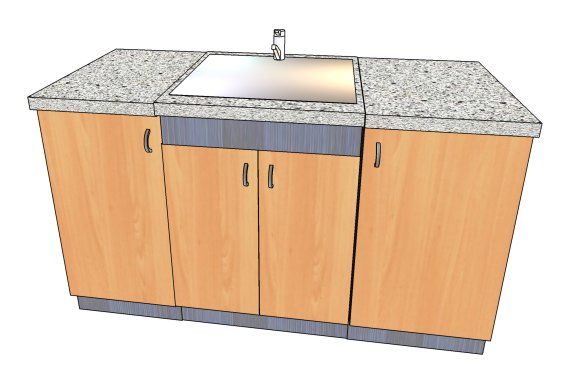 Mobiletto per lavello in MDF fai da te