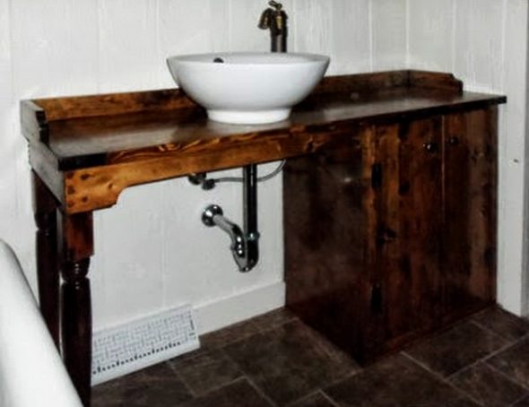 Mobile lavabo fai da te per il bagno