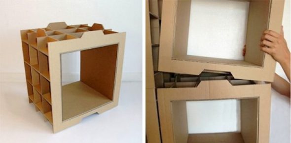 L'intera struttura è costituita da singoli blocchi quadrati.