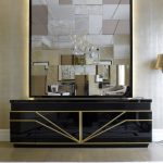 large mirrors in the interior