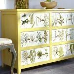 cassettiera con decoupage