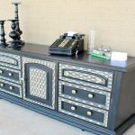 cassettiera decoupage
