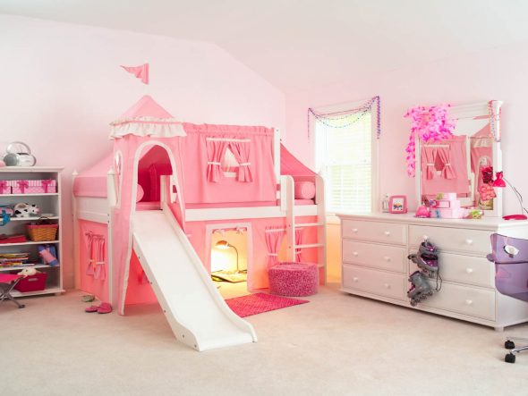 letto per bambini Castello due torri