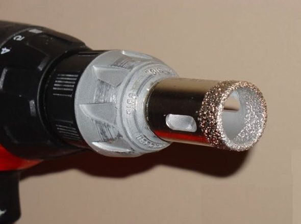 glass drilling crown