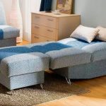 poltrona letto blu