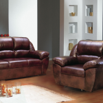 poltrona letto in pelle