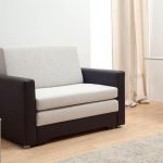 poltrona letto nera bianca