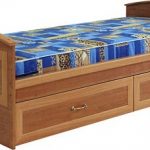letto per bambini MDV con cassetti e materasso