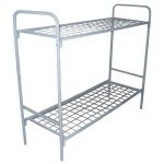 letto a castello in ferro metallico