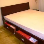 letto con cassetti estraibili