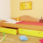 letti singoli con cassetti di design