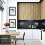 mobile angolare in cucina bianco