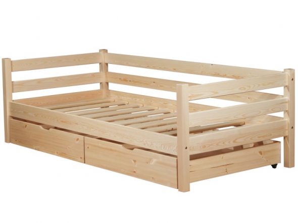 mobili classici in pino per due bambini