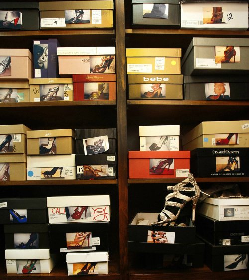 scarpe nell'armadio