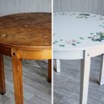 restaurare un vecchio tavolo
