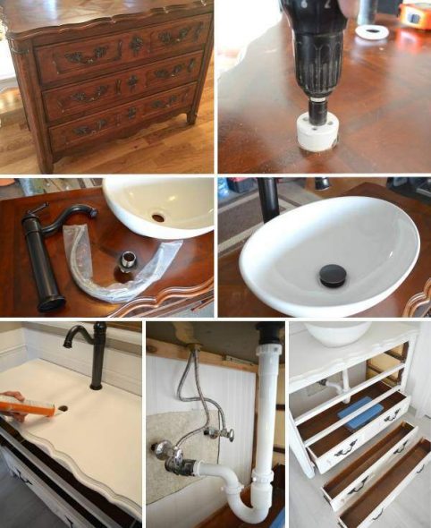 mobiletto del bagno