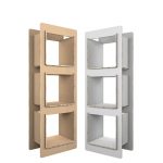 scaffale di cartone