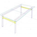 crea un tavolo da picnic pieghevole con le tue mani disegnando