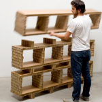scaffalature in cartone per la casa