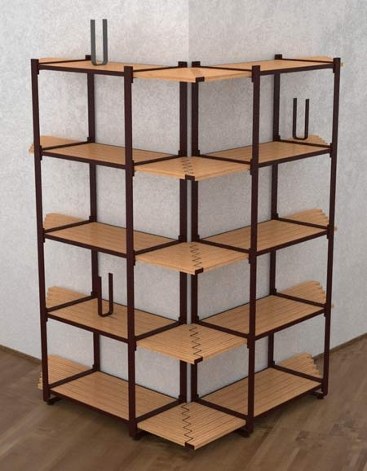 scaffalature angolari