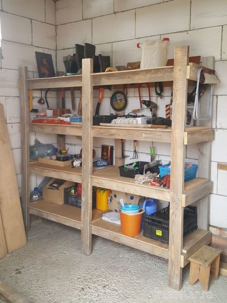 scaffalatura per pallet da garage