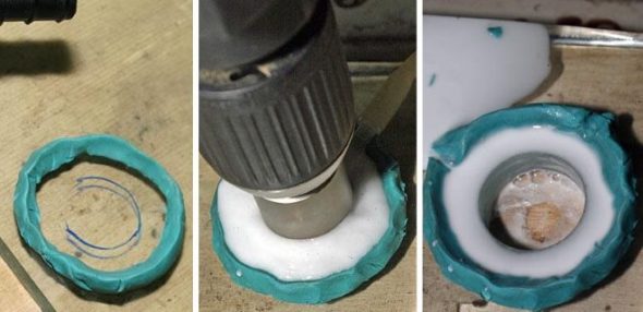 glass drilling photo