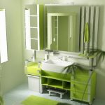 progettazione del mobiletto del bagno