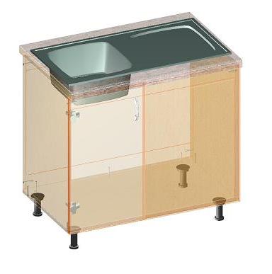 Mobiletto lavello fai da te per la cucina
