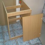 mobiletto per lavello sopraelevato