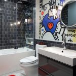 mobile lavabo nero