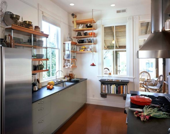 mensole angolari per cucina