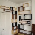 design degli scaffali angolari