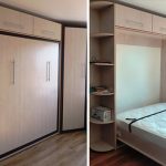 letto incorporato in un armadio
