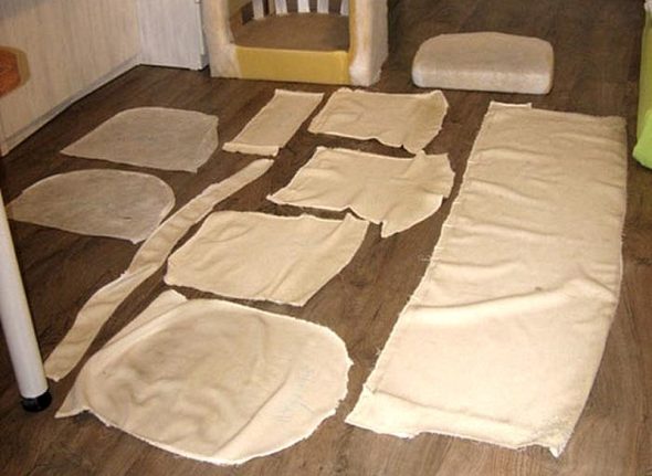 parti per il rivestimento del divano