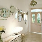 mirrors in the hallway