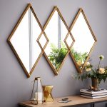 diamond-shaped mirrors