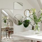 mirror in white interior